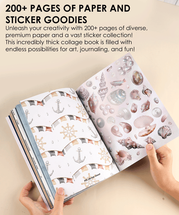 200+ Pages Ocean Odyssey Collage Activity Book
